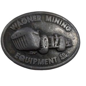 Belt buckle Wagner mining vintage Tractor